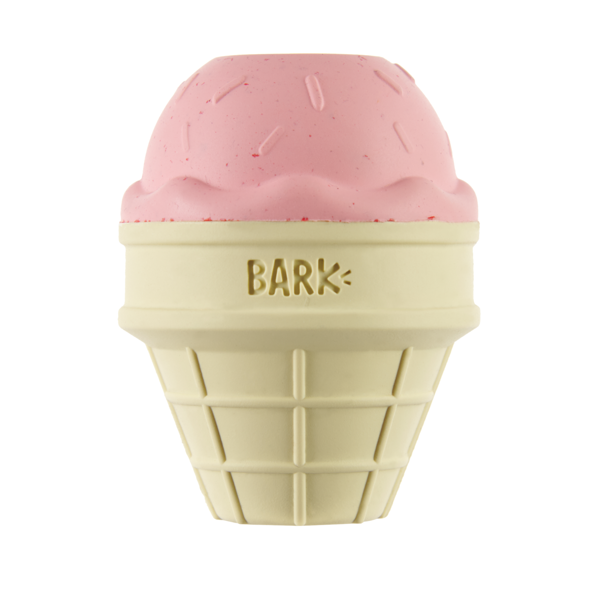 Squeaky ice cream shop cone dog toy