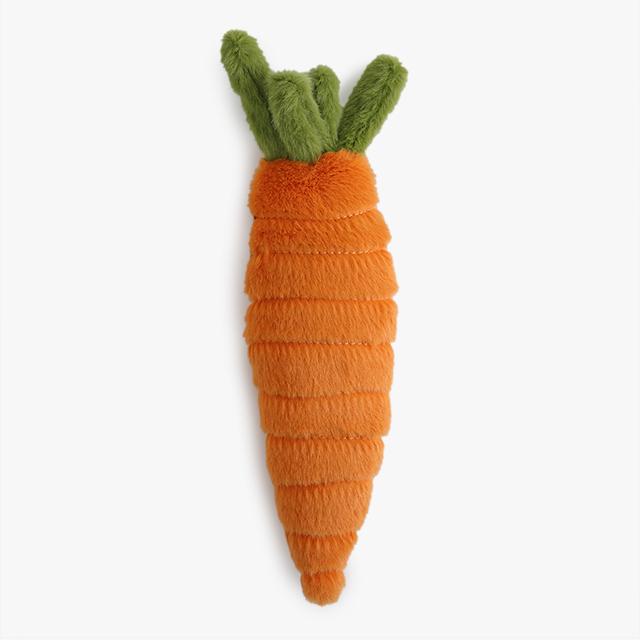 Plush Carrot Dog Toy – BarkShop